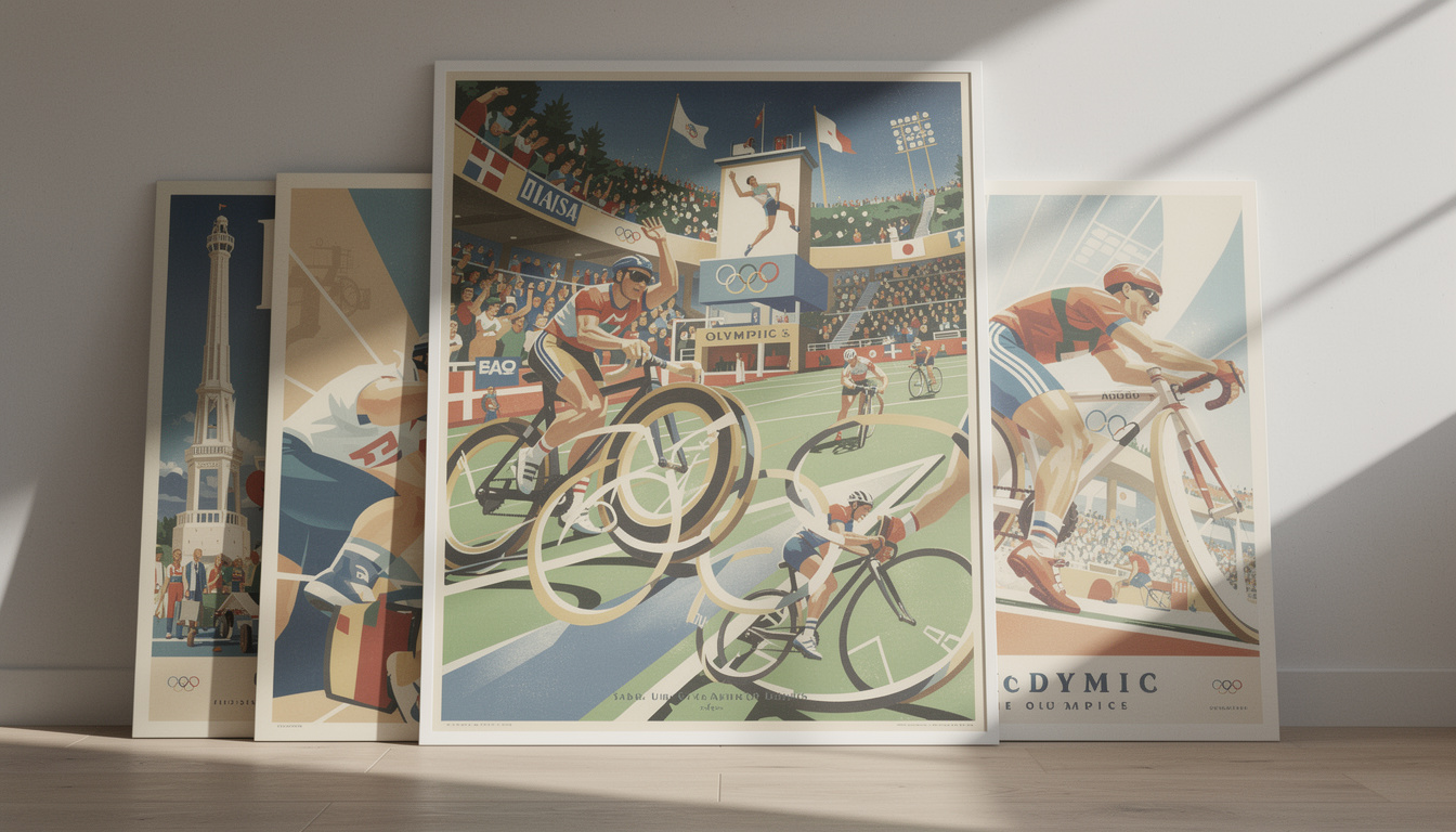 Reprints from descent olympic poster